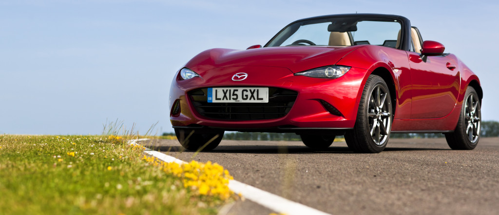 Mazda MX5 At Goodwood.  21st - 22nd June 2015.  Photo: Drew Gibson
